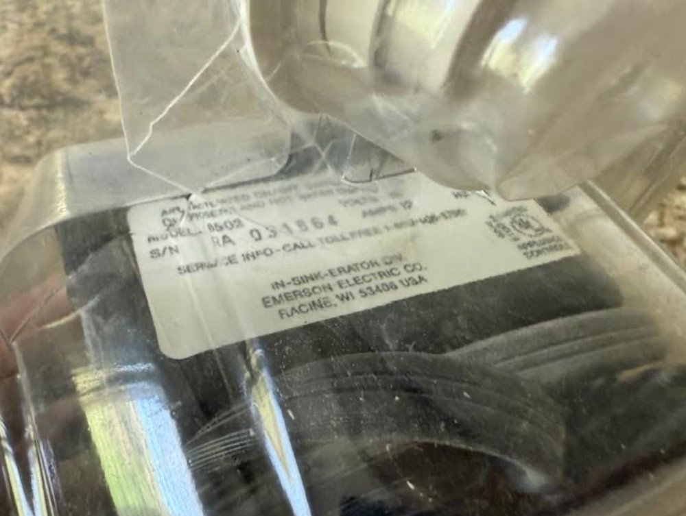 SinkTop Switch - Dual Outlet ISE model 8502- open box