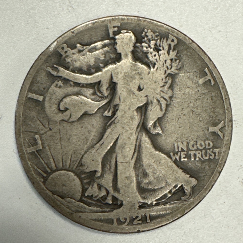 1921-S Walking Liberty Half Dollar G.