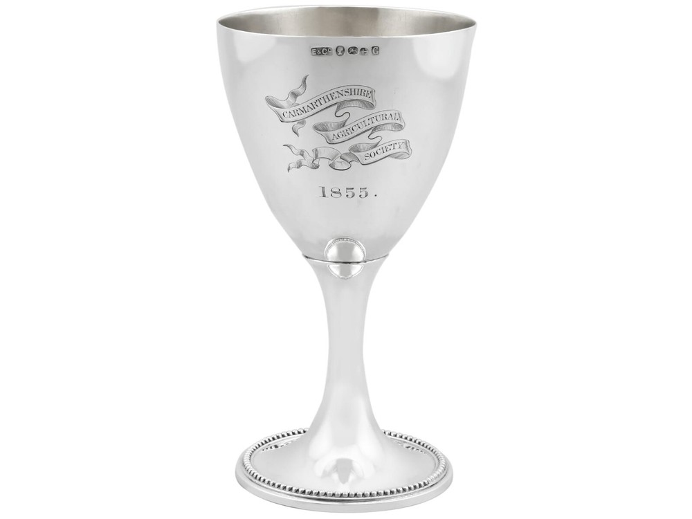 Antique Victorian Sterling Silver Goblet