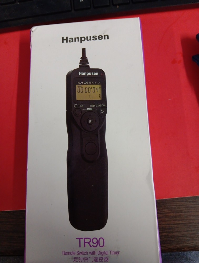 Hanpusen TR90 Remote Switch With Digital Timer Open Box FreeShip B51