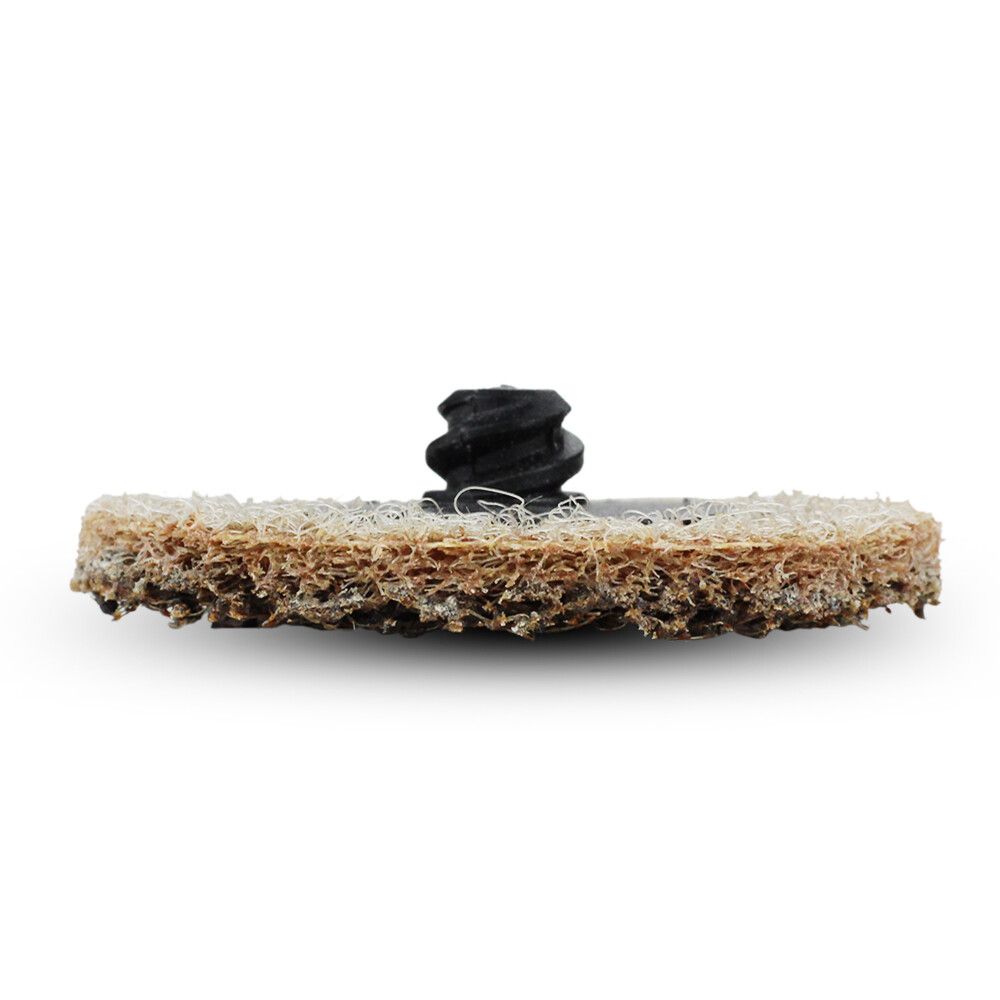 100 Pack - 2" Roloc Surface Conditioning Discs Coarse Tan Quick Change Prep Pads