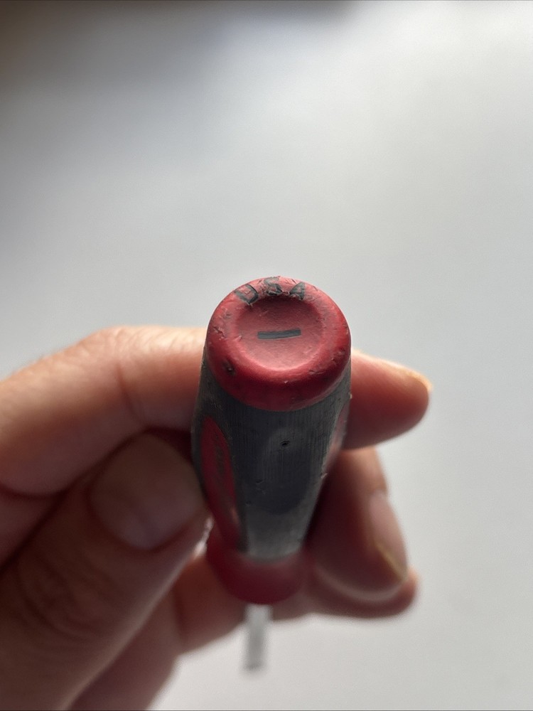 Snap-on Tools RWB 3/16" Flat Tip HARD Handle MINI Screwdriver SHD306 🇺🇸