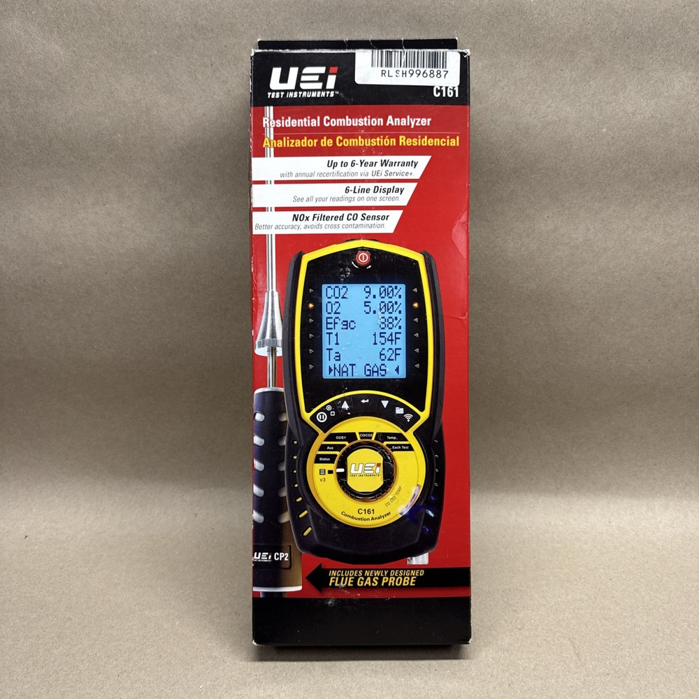 UEi C161 - Residential Combustion Analyzer