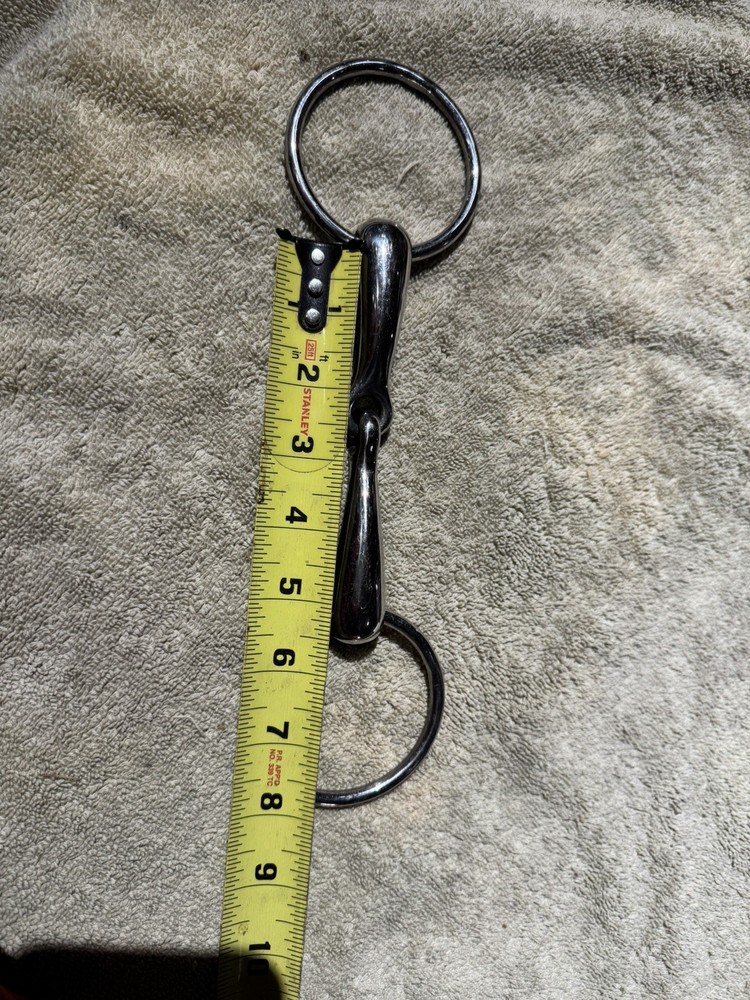 Centaur Loose Ring 5inch Snaffle Bit Horse Bit Stainless Steel