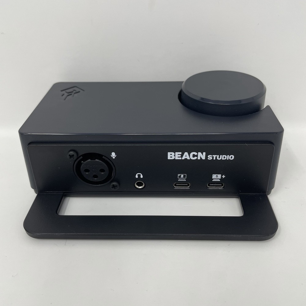BEACN Interface Studio Creator XLR Black Headphone Amp Gaming Podcast Streaming