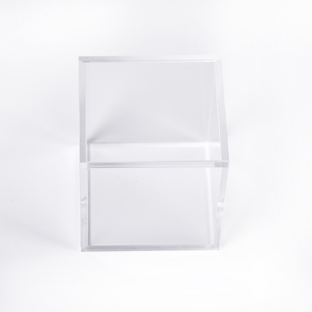 Golf Ball Display Plastic Clear Case Cube Square Stackable Holder Autograph New