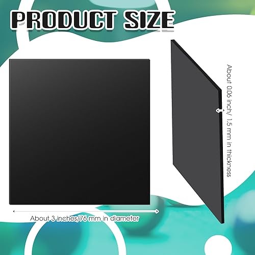 50 Pcs Billiard Pool Table Leg Shims 3" Diameter Rubber Pool Table Leveler