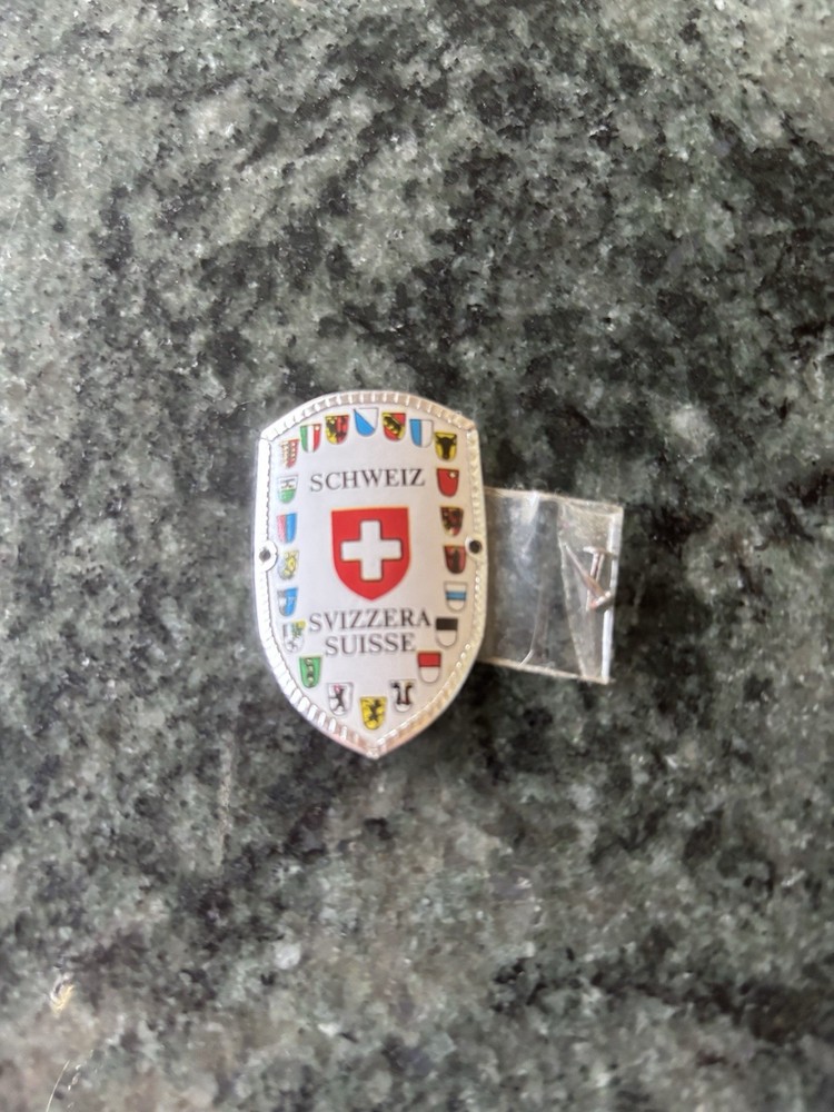 Hiking Stick Medallion Switzerland