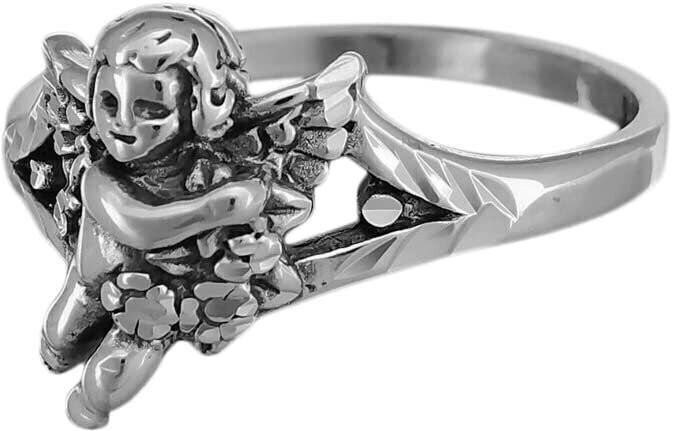 Diamond Cut Little Angel Ring size 5