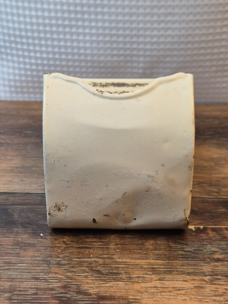 Vintage metal matchbox holder