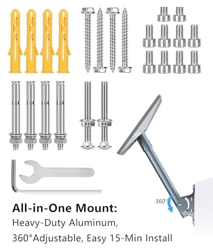 Starlink Bracket Mount - Universal Aluminum Bracket for Standard & Adapter