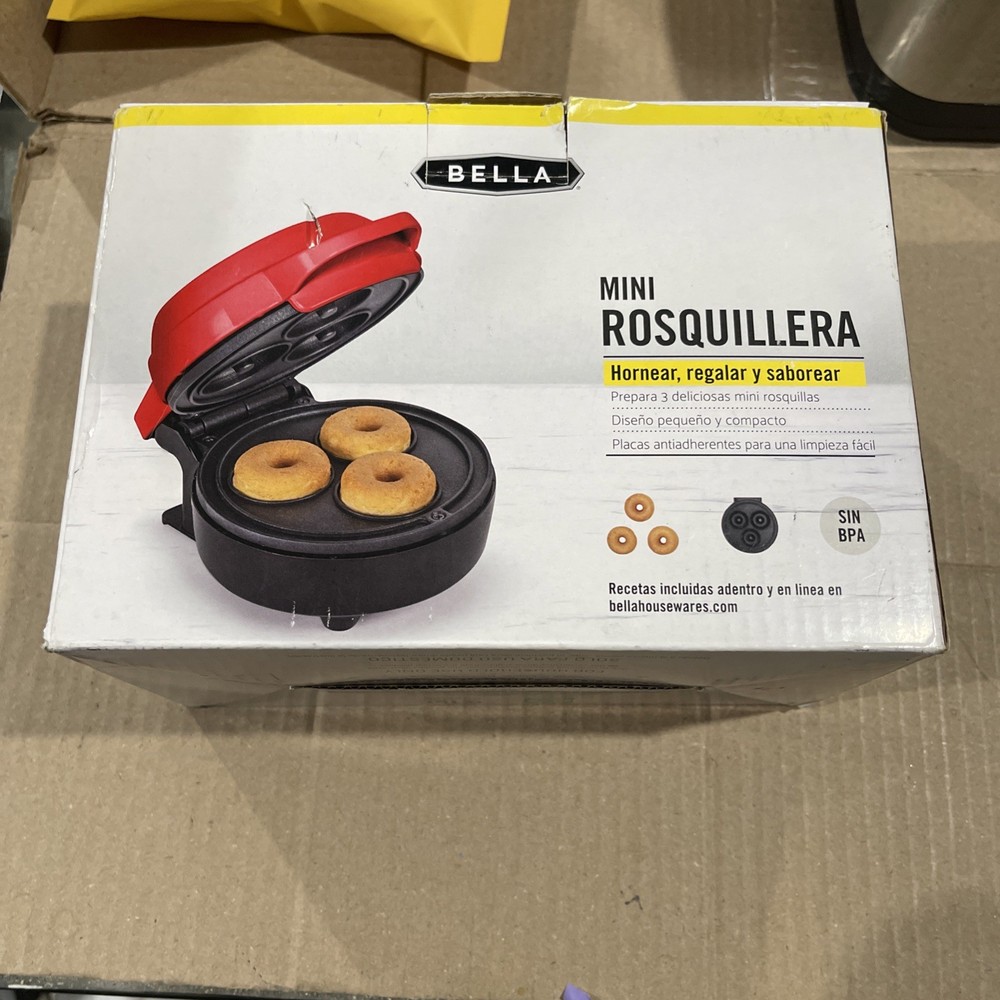 Bella Mini Donut Maker - 3 Mini Donuts (NIB)