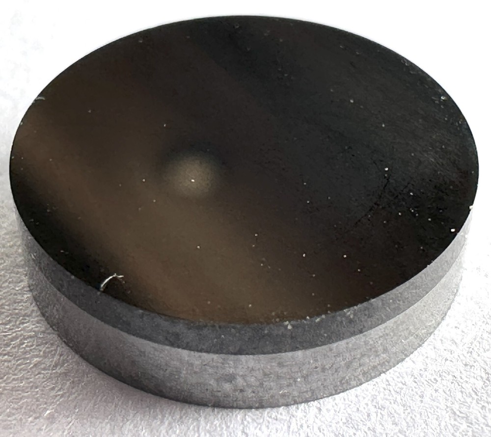 PCD Insert, 1/2" Round, 1/8" Thick, Single Sided, Edge Honed