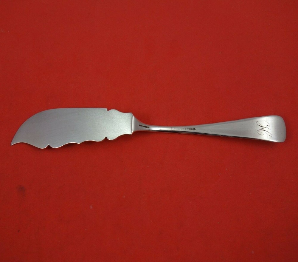 Grape by T.V. Dickenson Sterling Silver Master Butter Flat Handle Bright-Cut 7"