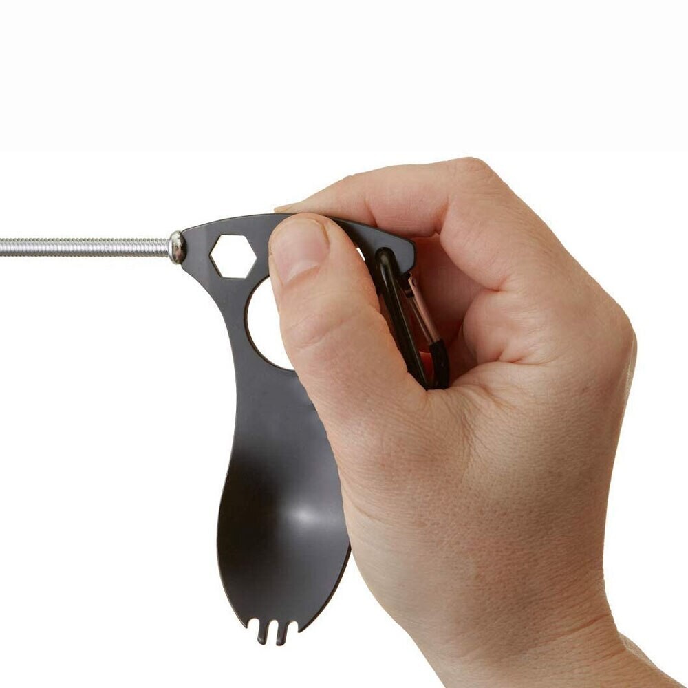 Spork Spoon Fork Multifunction Travel Backpacking Camping Eating Tool Utensils