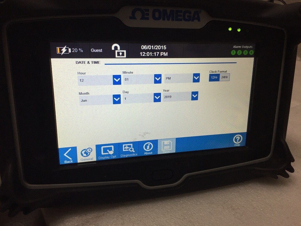 Omega Engineering OM-DAQXL-2-NA 8 or 16 Channel Universal Input Touch Screen Dat