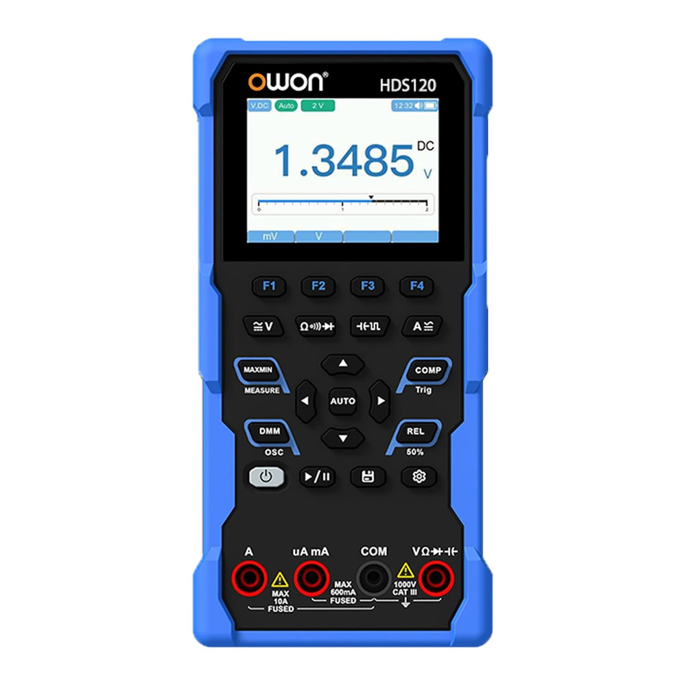 2-in-1 Oscilloscope Multimeter 1MHz Bandwidth Handheld Lab Tester