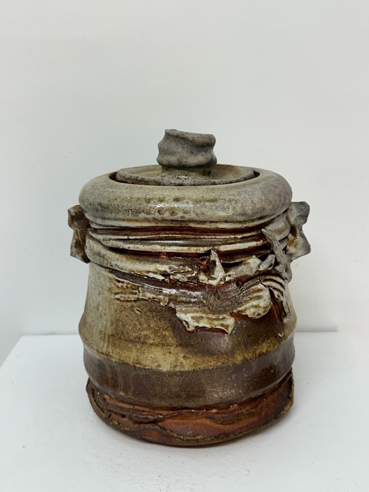John Jessiman Pottery Wood-fired Lidded Jar