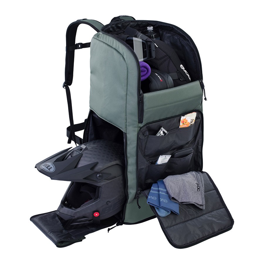EVOC Gear Backpack 90L with Removable Water-Repellent Compartments & Ergonomic