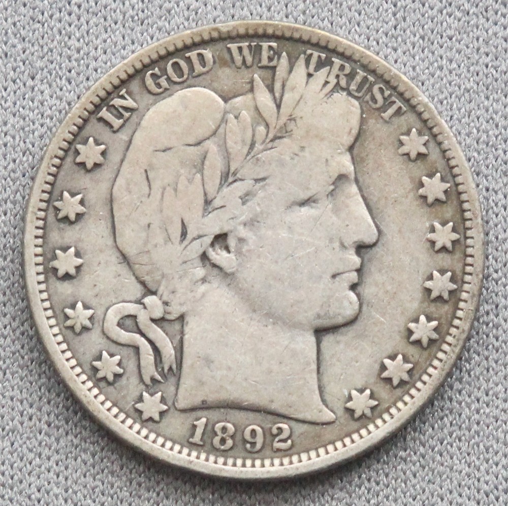 1892 O Barber Half Dollar - BHA102