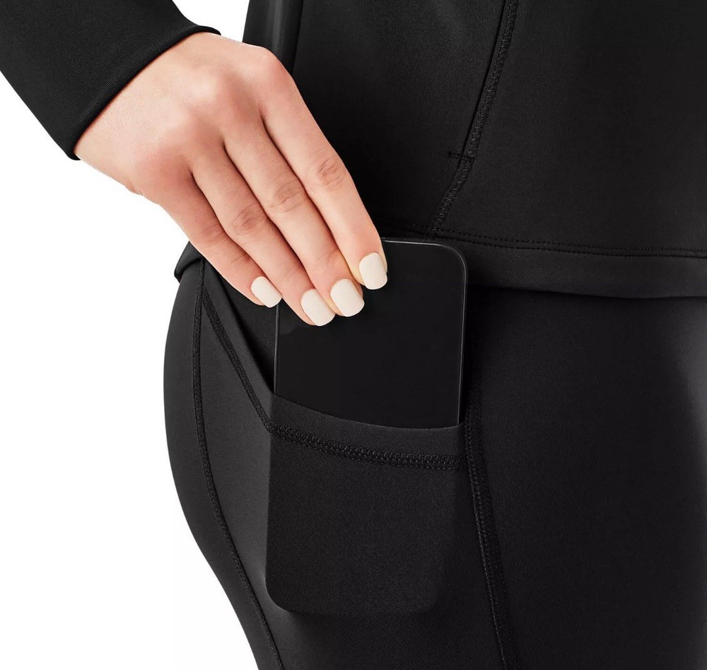 Member's Mark Women's Super Soft Side Pockets Extra Warm Legging S