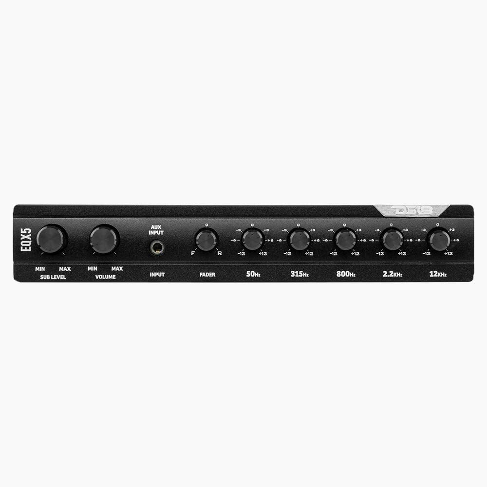 DS18 EQX5 8 Volt 5 Band Car Stereo Equalizer Subwoofer Control RCA Speaker Input