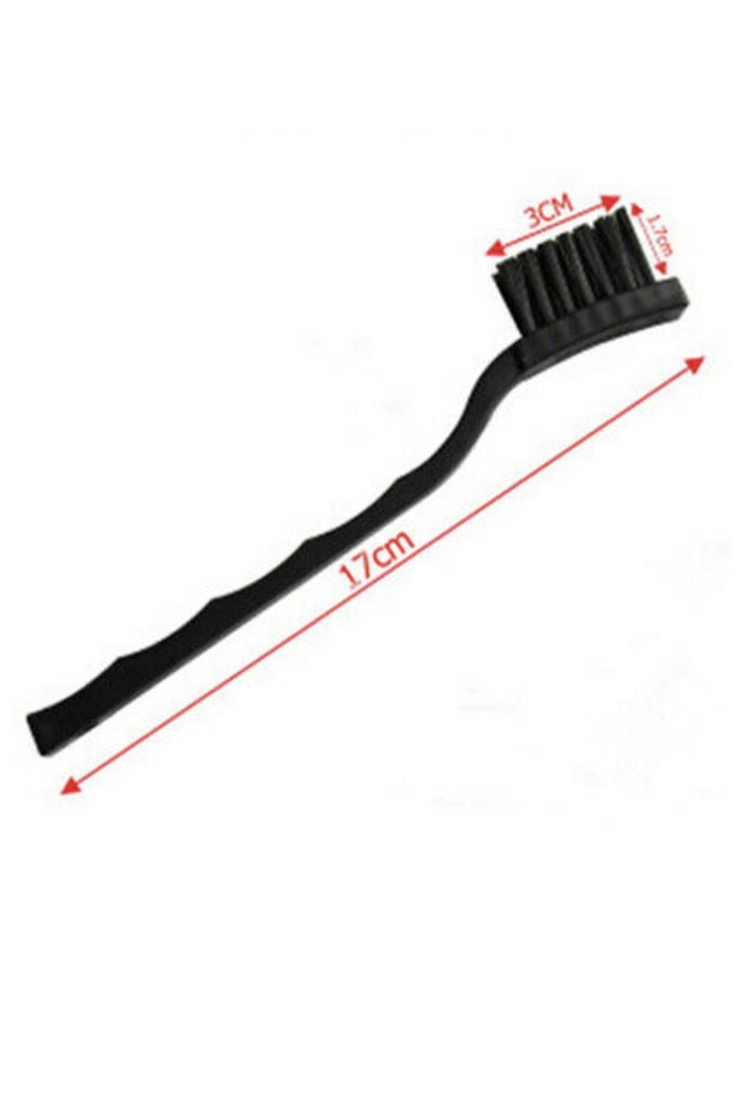 2 Pcs Black Plastic Bristle ESD Anti Static Brush PCB Board Cleaner Dust Logic M