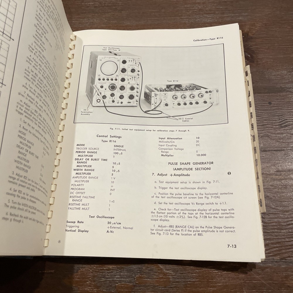 Tektronix Type R116 Programmable Pulse Generator Instruction Manual 070-0498-00
