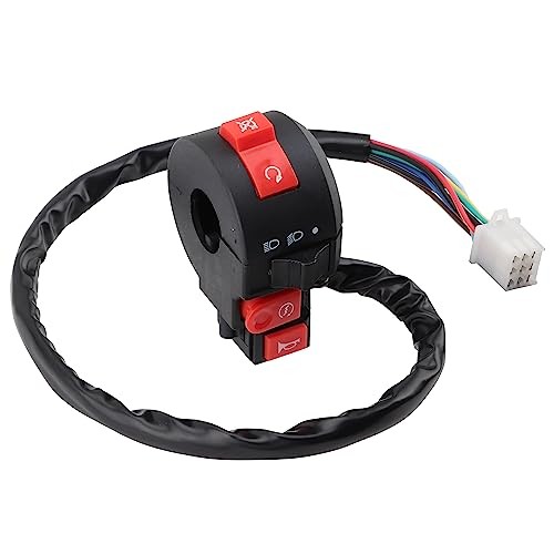 7/8" 22mm Handlebar 4 Function Right Start Switch with Horn Button 4 Functions