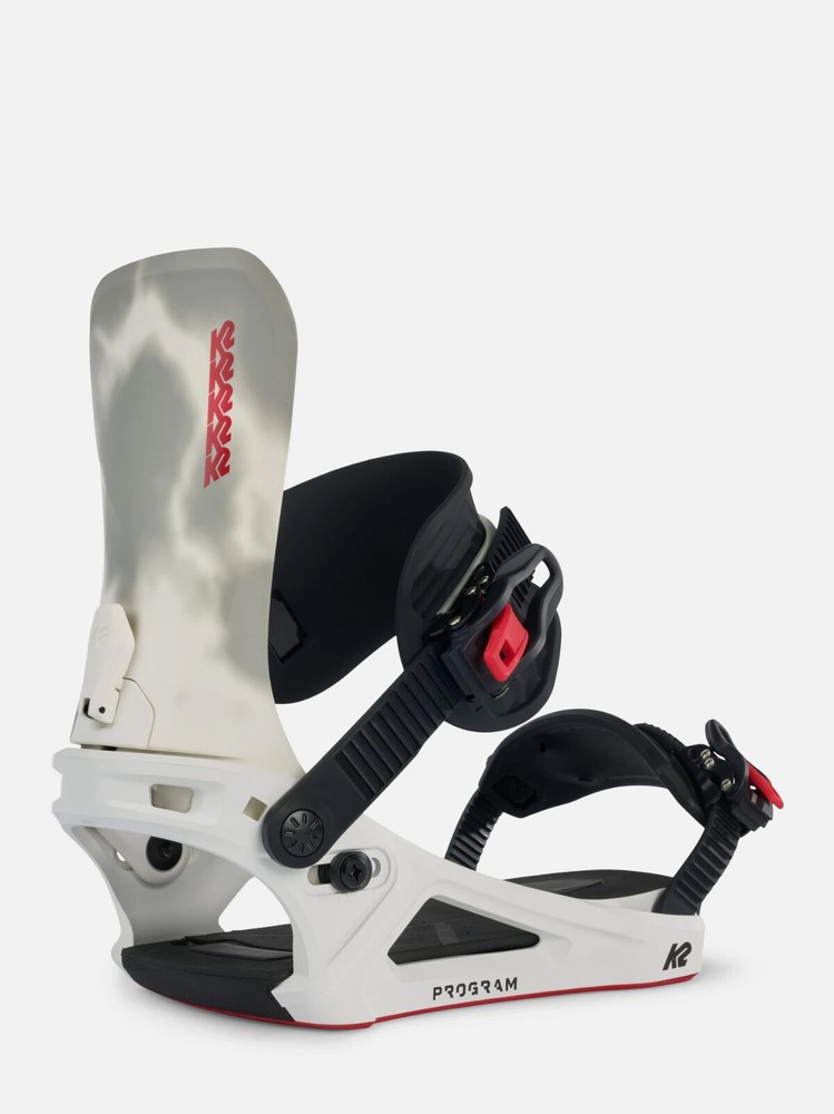 2024 K2 Program Snowboard Bindings - Size: Medium - Color: White *NEW IN BOX*