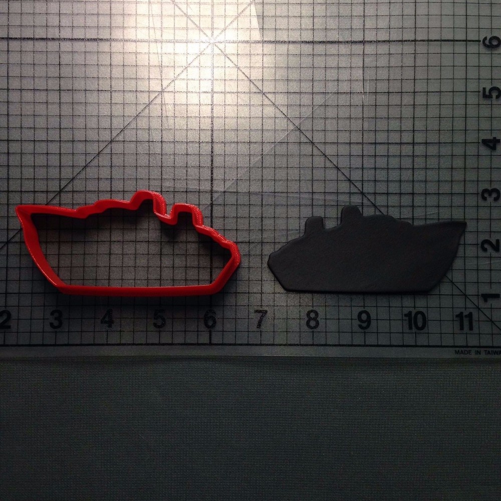 Cruise Ship 101 Cookie Cutter Silhouette
