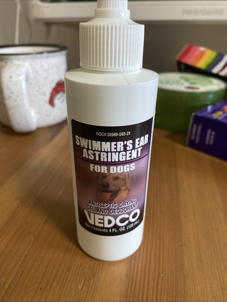 Vedco Swimmer's Ear Astringent for Dogs - Fast Drying and Deodorizing Solution