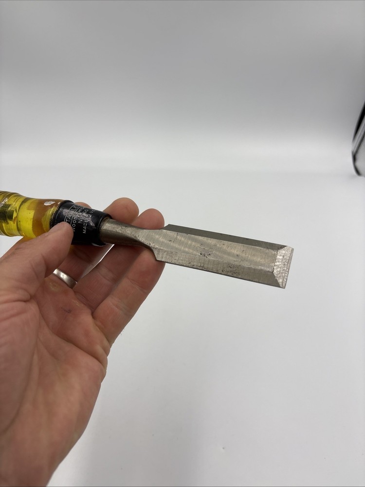STANLEY No.60 Wood Chisel Made In USA Sharp Edge Nice 1”
