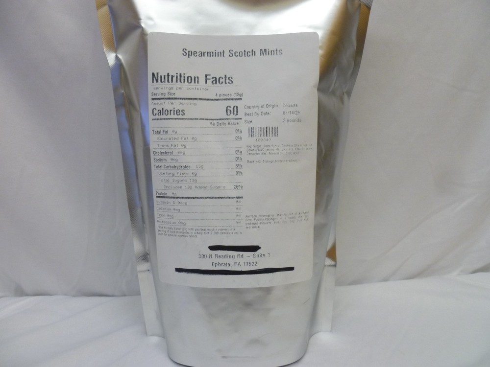 Spearmint Scotch Mints- 2lb Bag