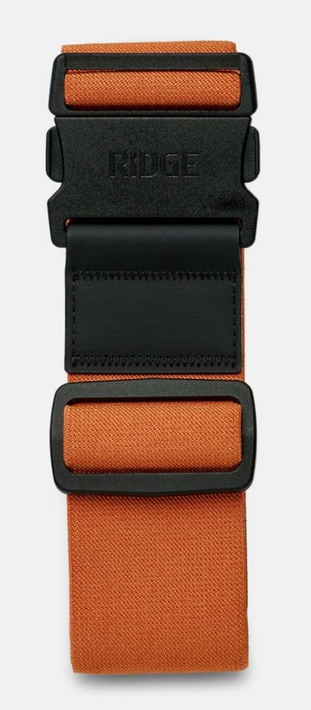 2 Pack Bundle RIDGE Luggage Straps - Color BASECAMP ORANGE. New Sealed