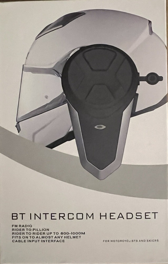 BT-S3 Motorcycle Helmet Bluetooth Intercom Headset Communication System