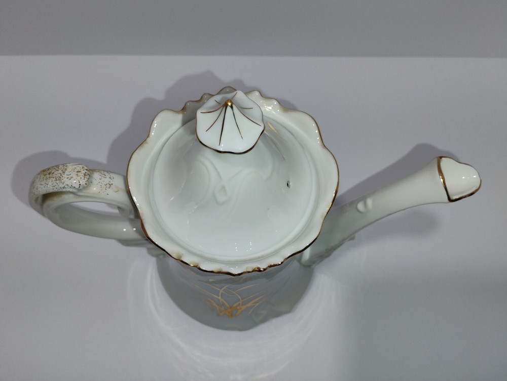 Lefton Wheat Coffee Pot With Lid