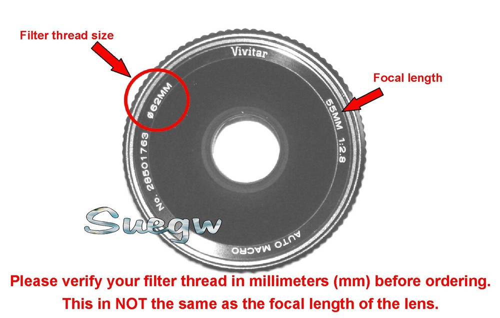 67mm Quantaray Digital UV Lens Filter