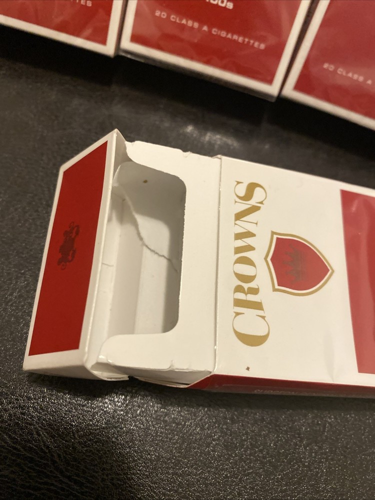 Crowns Cigarettes 100’s - EMTY 8 Boxes, Collectable, Crafts
