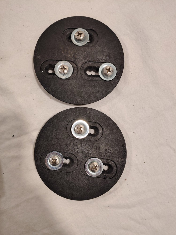 Burton 3D Binding Mounting Discs Black