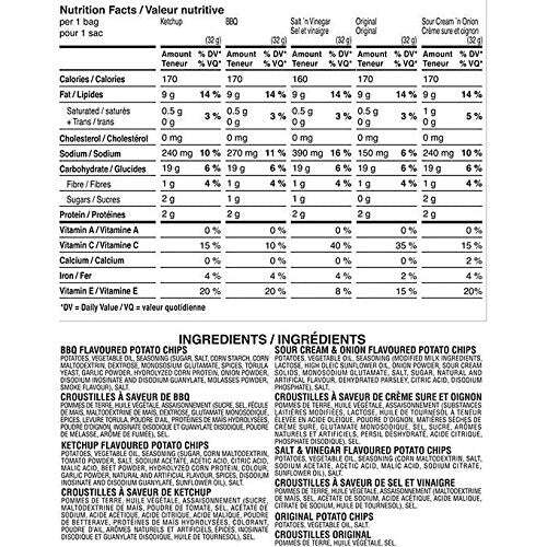 Old Dutch Chips Variety Pack 32g/1.1oz - 30 Pack