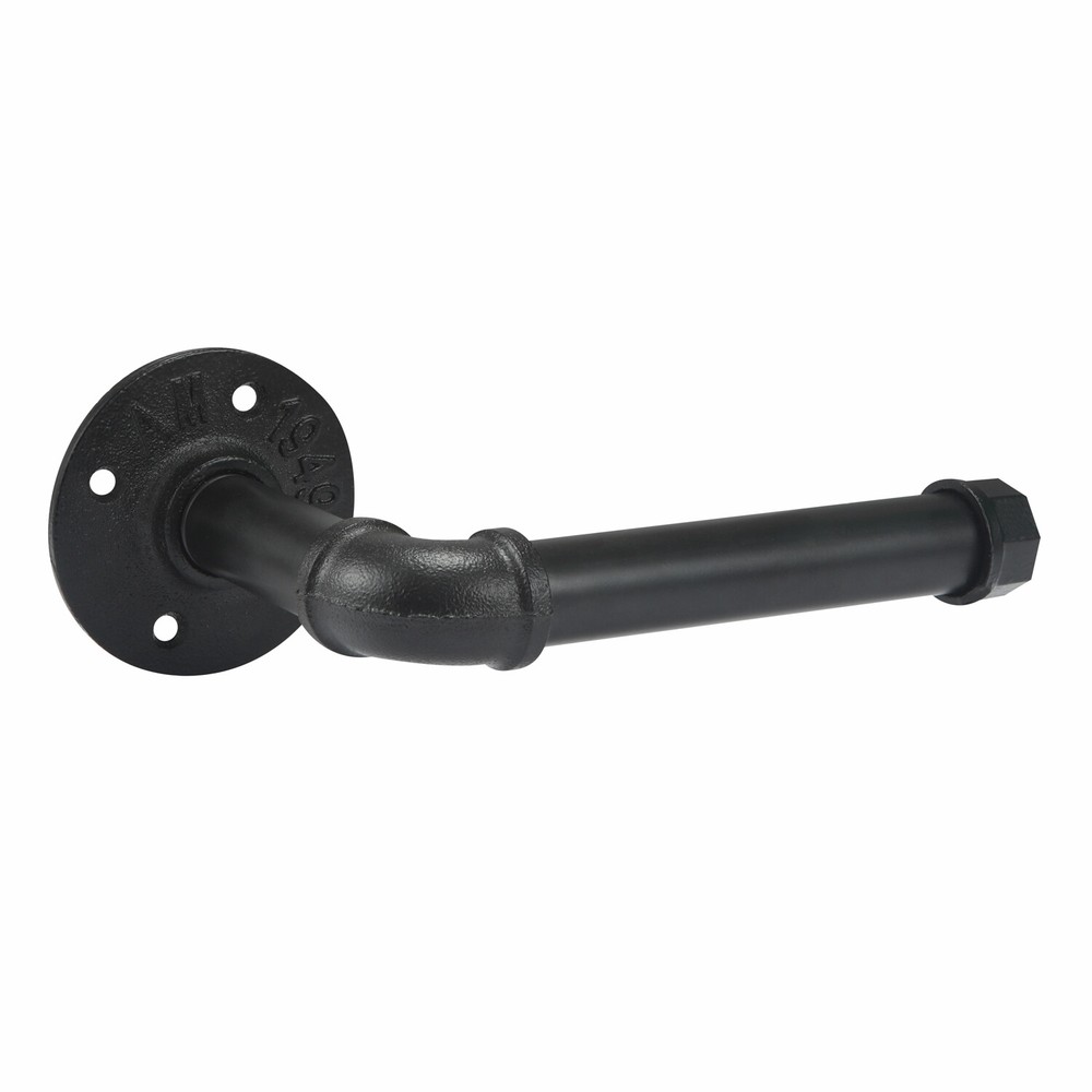 Black Iron Pipe Bathroom Hardware Set Bath Accessory