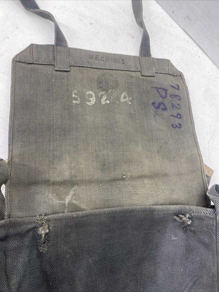 (2) WW1 M.E Co Military Bag 1923 Brass Hardware