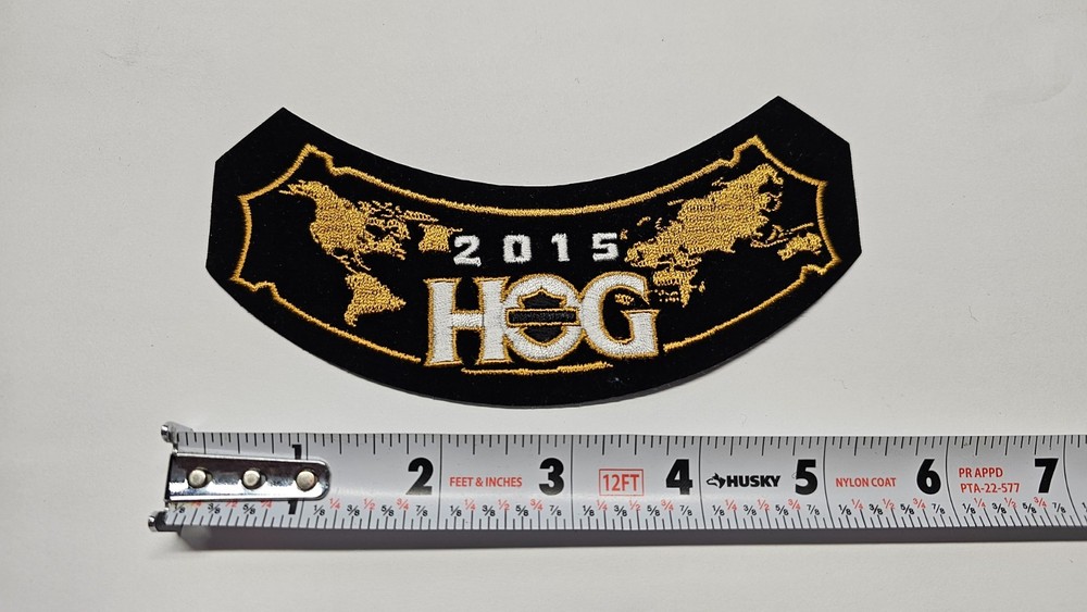 2015 HOG Membership Rocker Patch HARLEY DAVIDSON OWNERS GROUP HD MC