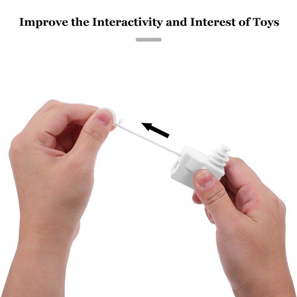 8pcs Doll Making Supplies: Pull String Rotating Tail Movement Part - Diy Plush