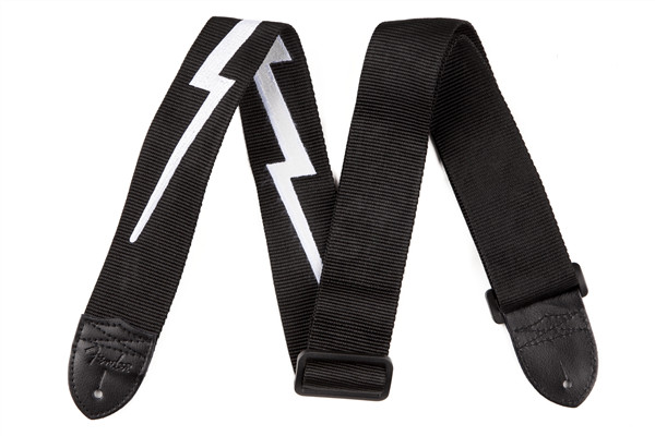 Fender® 2" Nylon Lightning Bolt Strap, Black MODEL #: 0990613106  - NEW