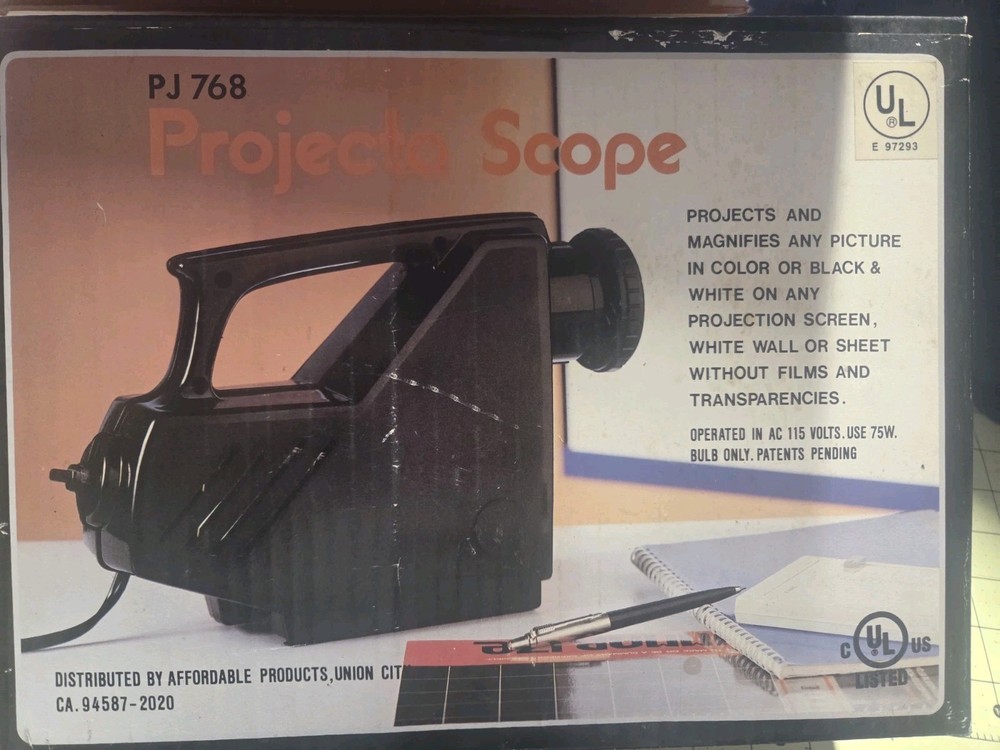 Vintage Projecta Scope PJ768 Image Magnifier
