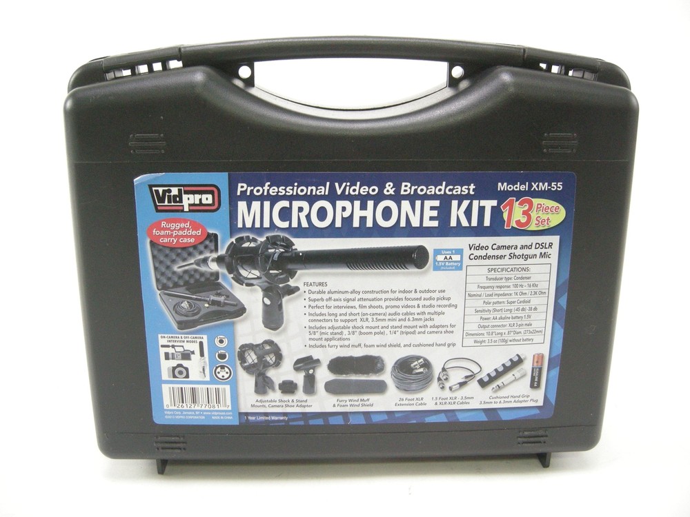 Vidpro Professional Video + Broadcast Microphone