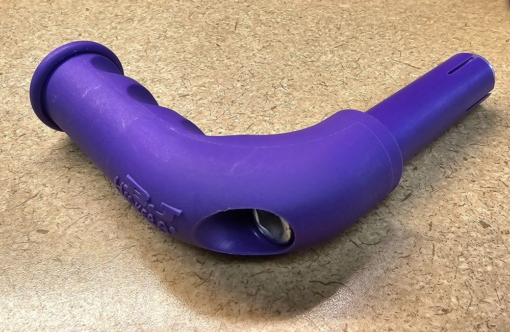 Purple BJ Hookers Snowmobile Handlebar Hook 90 Degree Medium