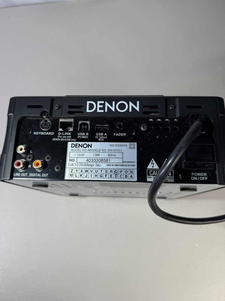 Denon DN-S1200 DJ CD USB Media Player MIDI Controller CDJ Tested